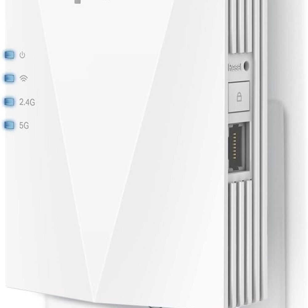 AX1500 WiFi Extender Internet BoosterRE500X, WiFi 6 Range Extender Covers up to